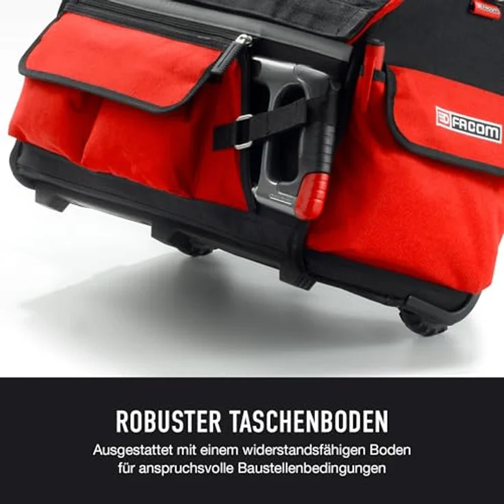 Facom Werkzeugtasche Werkzeug-Trolley, robust und vielseitig, schwarz – Bild 8