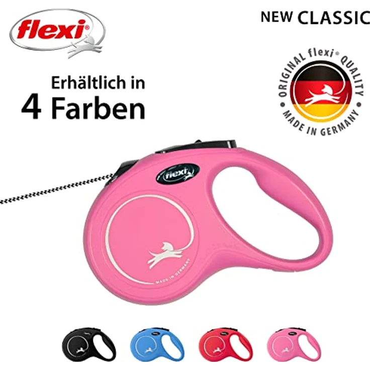 Flexi Hundeleine New Classic S Länge: 8 m, pink – Bild 4