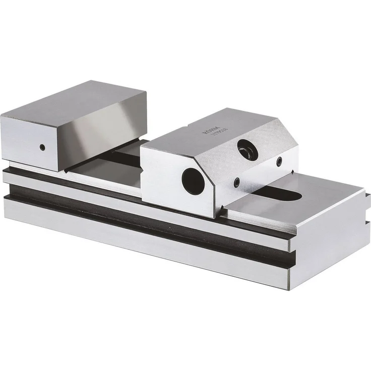 Röhm Maschinenschraubstock, Präzisionsspanner PL-S Größe 3 120 mm, legierter Werkzeugstahl, feinst geschliffen