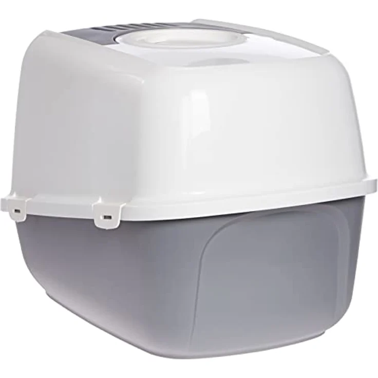Katzentoilette "NESTOR JUMBO" grau 66,5x 48,5x 46,5cm , (1er Pack) – Bild 3