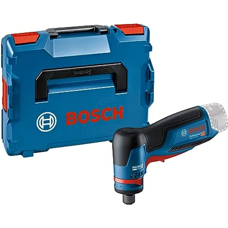 Bosch Professional 12V System Geradschleifer GWG 12V-50 S (bürstenloser Motor, hohes Drehmoment, Gasgebeschalter und 5 Drehzahlstufen, in L-BOXX)