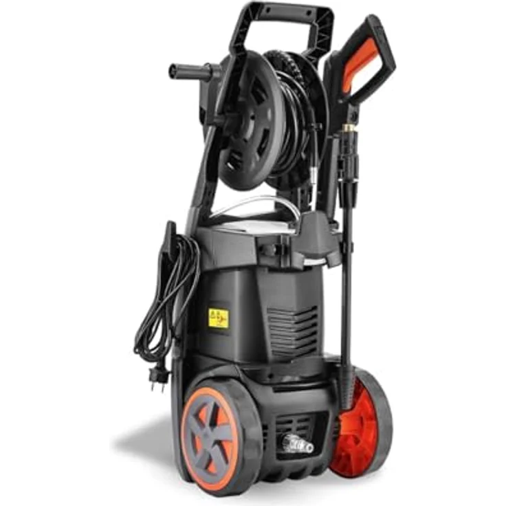 FUXTEC Hochdruckreiniger FX-HDR2200, 2200 Watt, 170 bar Druck, inkl. Reinigungsmitteltank – Bild 4