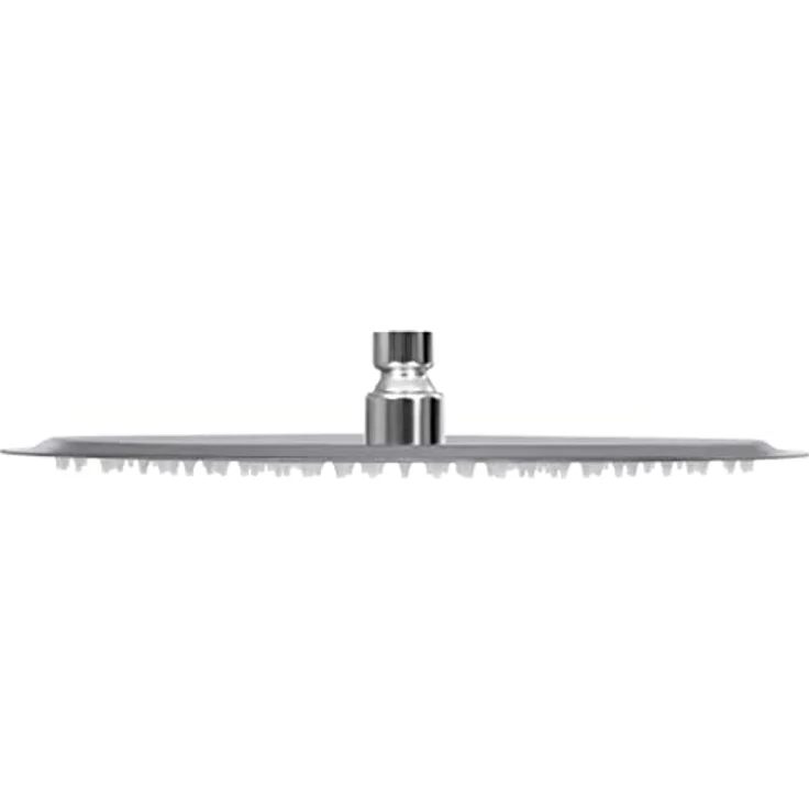 vidaXL Regenduschkopf Edelstahl 304 30 cm Rund, Anti-Kalk-Düsen, 140 Düsen - Silber – Bild 4
