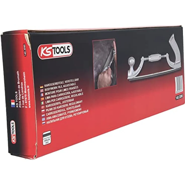KS TOOLS Karosseriefeile, komplett mit Blatt – Bild 8