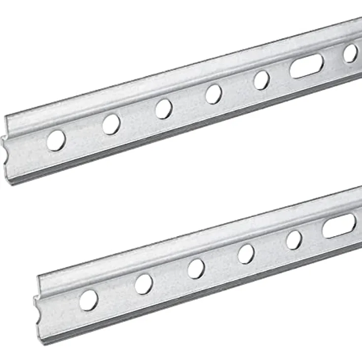 2 Stück Aufhängeschienen 107 mm Schrankaufhänger-Leiste Schrankschienen für Küchen-Möbel Schrankaufhänger-Schienen Stahl verzinkt Aufhängeschiene für Oberschränke von SOTECH