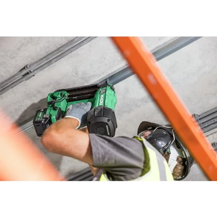 HiKOKI NC1840DAW3Z Akku-Nagler, emissionsfreier Luftfeder-Antrieb mit 110 Joule Schlagenergie, werkzeugloses Magazin, LED-Arbeitslicht – Bild 3