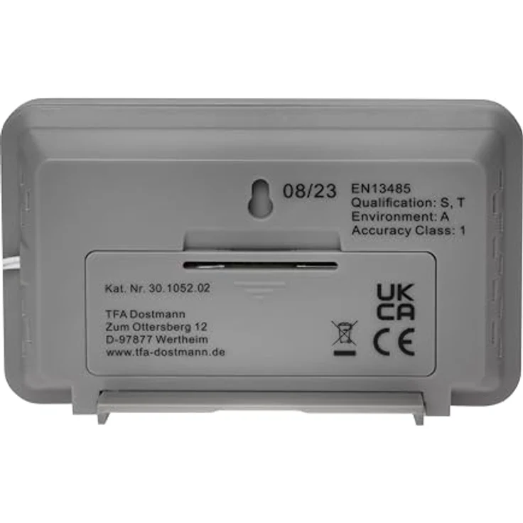 TFA 30.1052.02 LT 202 Digitales Profi-Thermometer mit Kabelfühler, Temperatur- und Hygrometer-Funktion, Weiss, HACCP und EN 13485 konform – Bild 4