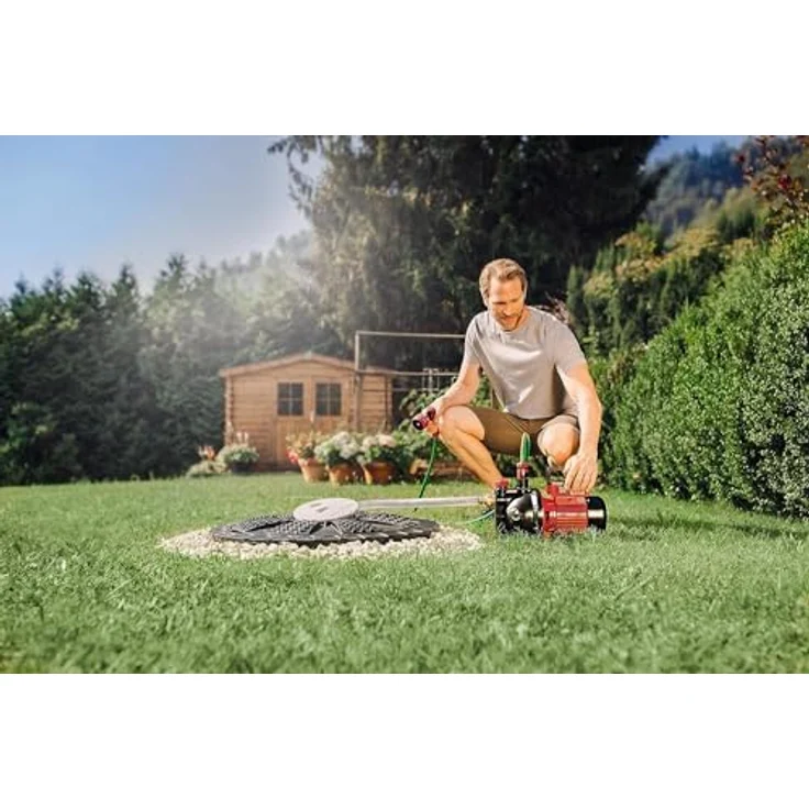 Einhell GC-GP 6040 ECO (600 W, max. 3.6 bar, 4000 L-h Fördermenge, Wasserfüllanzeige, klappbarer Handgriff, Wassereinfüllöffnung --ablassschraube, Frostschutz, Thermoschutz) – Bild 2