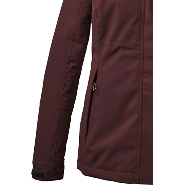 Killtec Anorak KOW 140 WMN JCKT DUNKELWEINROT, Damen Funktionsjacke mit 10.000 mm Wassersäule – Bild 5