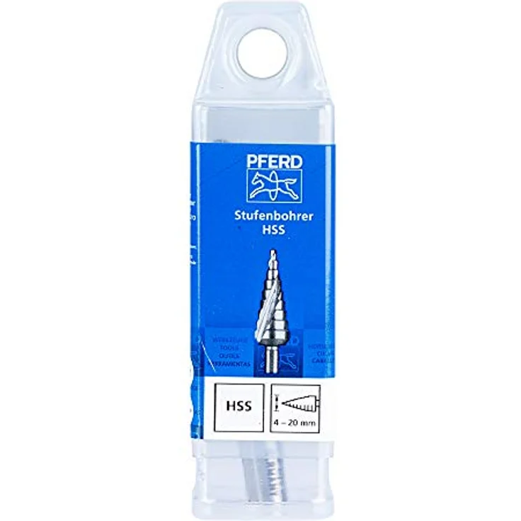 PFERD HSS Stufenbohrer 25201037 4 - 20mm, für Metallbearbeitung mit Dreiflächenschaft, 1 Stück – Bild 2