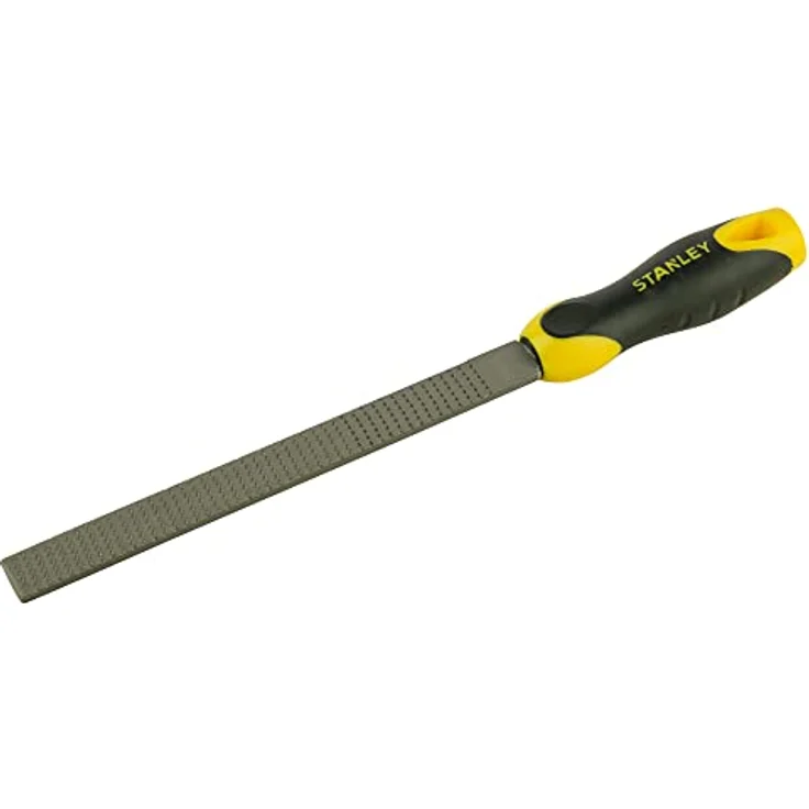 Stanley Holzraspel, Flachstumpf, Hieb 1 (Karbon-Stahl, ergonomischer Bi-Material Handgriff, Griffaussparung) 0-22-465 – Bild 4