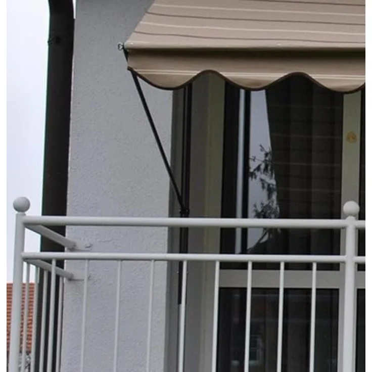 Klemmmarkise Exklusiv 400 cm Nr. 2500 braun – Bild 4