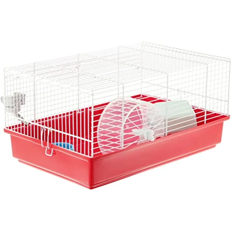 Ferplast Hamsterkäfig, Nagerkäfig CRICETI 9, Kleintierkäfig, Hamsterzubehör inklusive, 46 x 29,5 x h 23 cm. – Bild 2