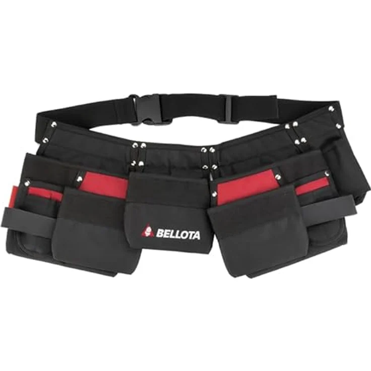 Bellota Werkzeuggürtel mit 7 Taschen, verstellbar, aus technischem Polyester, hohe Haltbarkeit – Bild 2