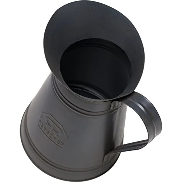 WC Bürste / Klobürste in Metallkanne - schwarz lackiertes Metall – Bild 5