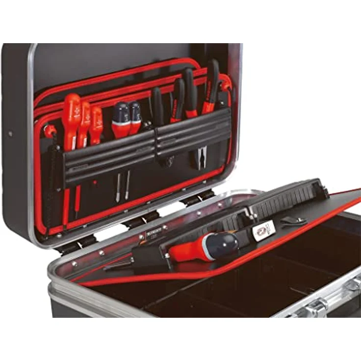 Facom Werkzeugkoffer BV.51A ''Techniker'', Kunststoff, 486 x 430 x 205 mm, 8 Halterungen, abschließbar, stoßfest – Bild 2