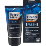 Balea MEN Fresh Gesichtscreme 75 ml – 24h Feuchtigkeit mit Hyaluron, ohne Alkohol, zieht schnell ein, vegan