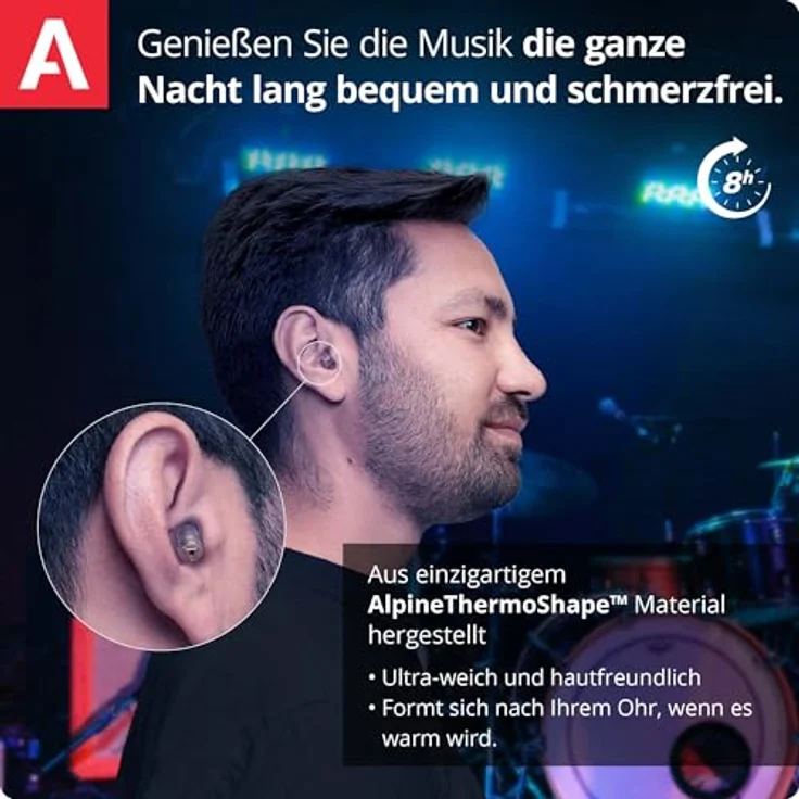 Alpine MusicSafe Pro Transparent Gehörschutz mit 3 unterschiedlichen Filtern – Bild 5