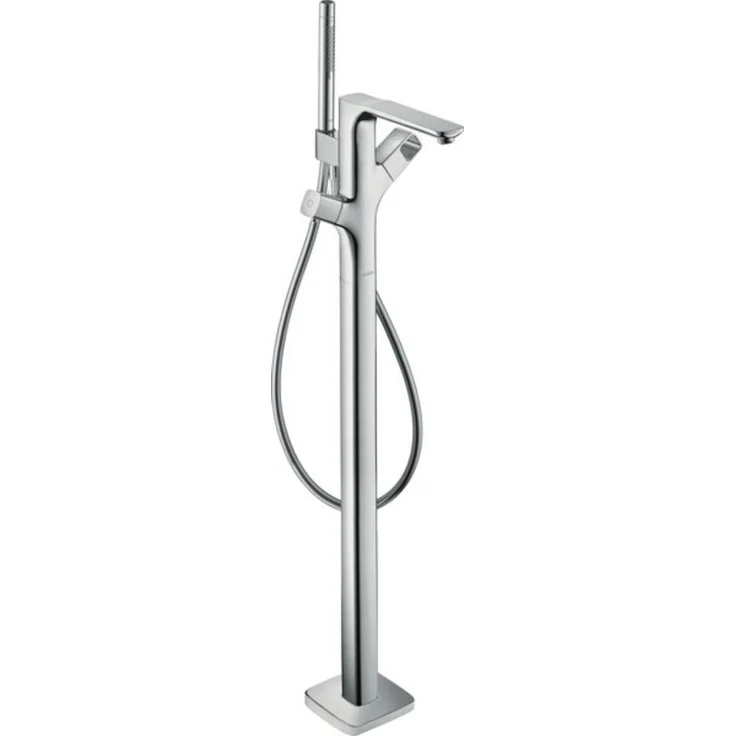 Axor Urquiola Thermostat Wannenmischer DN15, bodenstehend mit Keramik Kartusche und QuickClean Antikalksystem