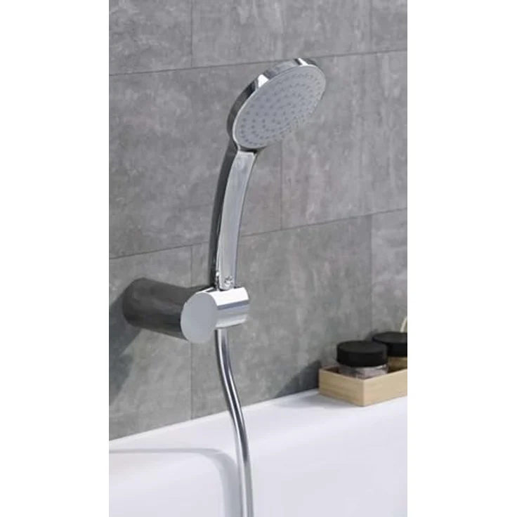 Ideal Standard Handbrause-Set Idealrain, 1-Funktionshandbrause mit 100 mm Durchmesser, 8 l/min, Chrom B9451AA – Bild 3