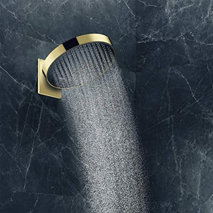 hansgrohe Duschbrause Rainfinity 1jet Kopfbrause, gold/graphit, Strahlart PowderRain, 16.30 l/min – Bild 2