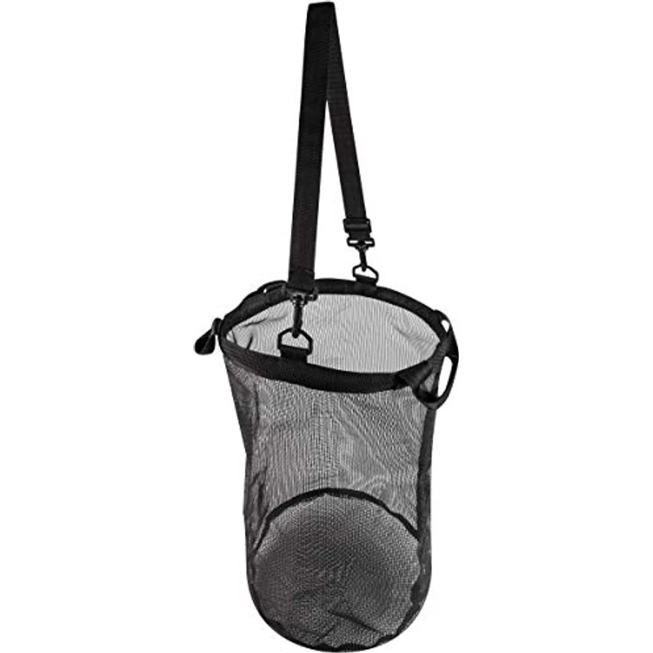 Windhager Erntetasche Gemüse, Gartentasche, Hilfe zum Obst sammeln, Erntesack, Ø 26cm x 45cm, 06246, schwarz – Bild 5