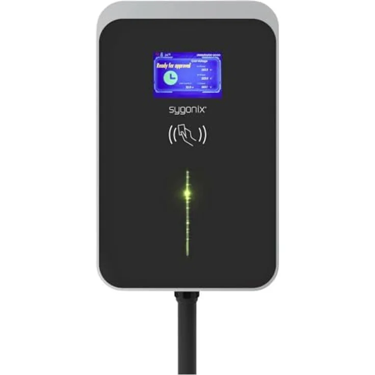Sygonix Elektroauto Ladestation Wallbox Typ 2 Mode 3, 32 A, 22 kW, App, WiFi, RFID, fest verdrahtet, 5 m Kabel – Bild 2
