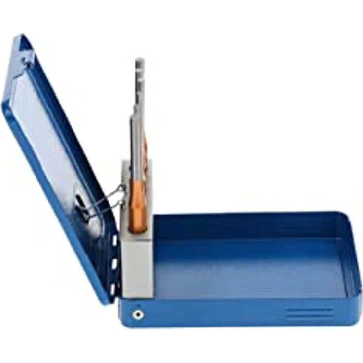 GEDORE Splinttreiber-Satz inkl. Metallklappkassette, 6-teilig, Stahl-Lackierung, Silber-Blau – Bild 5