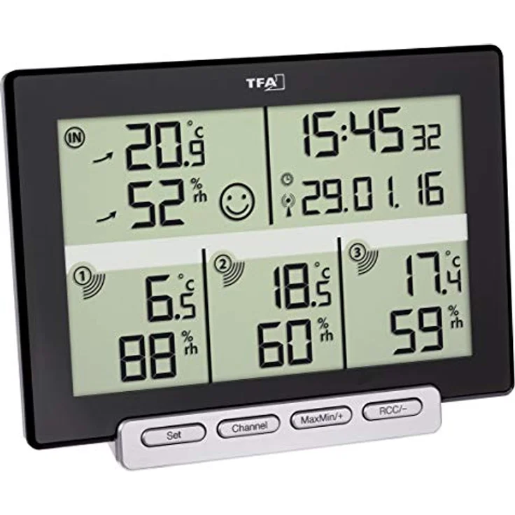 Thermo-Hygrometer Multi-Sens TFA 30.3057.01 Raumklimakontrolle – Bild 2