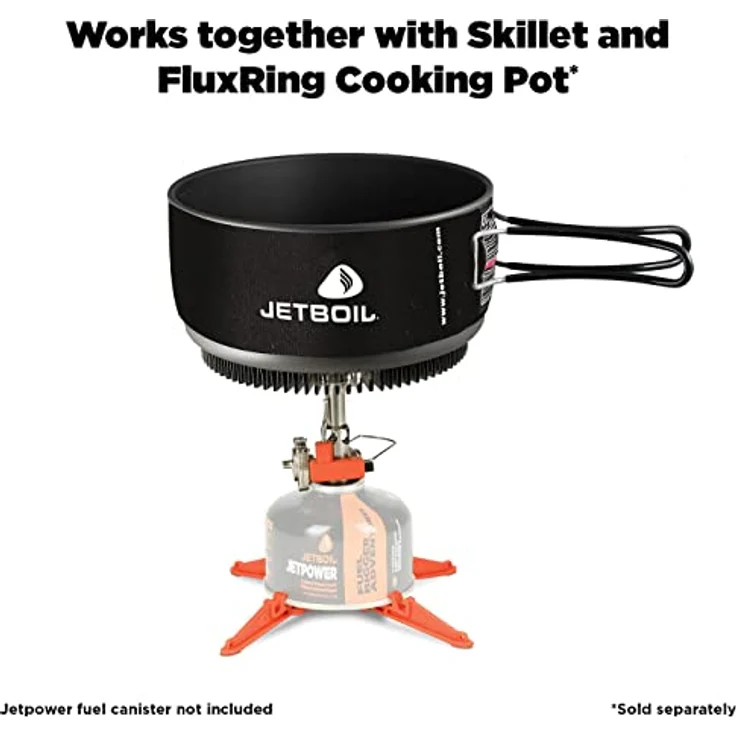 Jetboil Flash, Gaskocher mit Piezozündung, 3000 Watt Leistung, kompaktes Packmaß 10,4 x 9,5 cm, geeignet für Butan – Bild 9