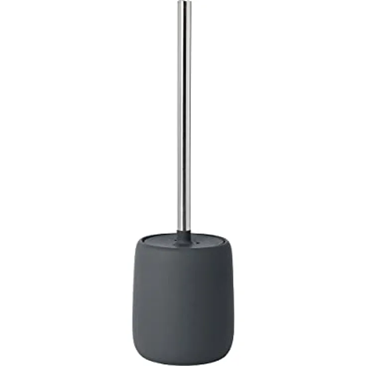 blomus -SONO- WC-Bürste aus Keramik / Kunststoff, Magnet, WC-Garnitur, Soft-Touch, hygienisch, freistehende Toilettenbürste & Halter, modernes Badaccessoire (H / B / T: 39 x 11 x 11 cm, Magnet, 69040) - Preisvergleich