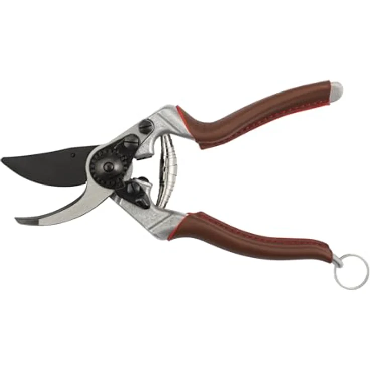FELCO Baumschere FELCO 8 ELITE, Einhand-Astschneider mit 25 mm Schneidedurchmesser, ergonomische Ledergriffe, F-Tech-Beschichtung, schwarz – Bild 2