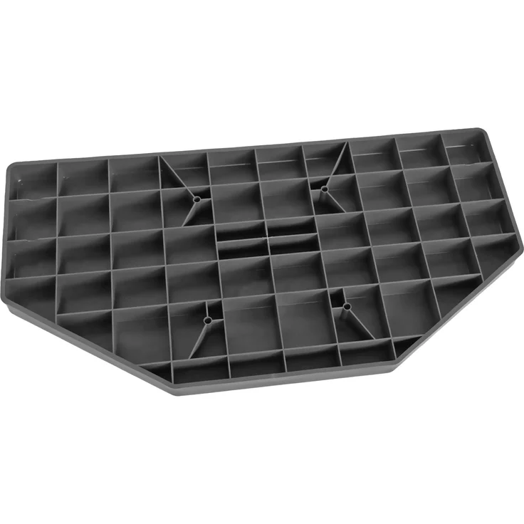 CF Sitzbohle, Abdeckplattform für Achtformpool, anthrazit, 50 x 25 x 3 cm, passend für Stahlträger