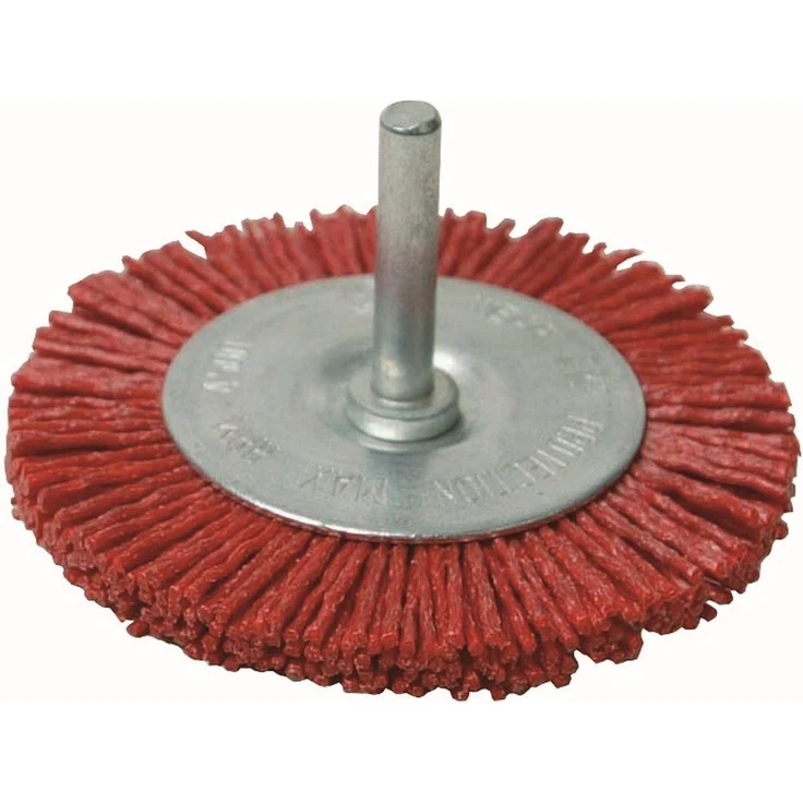 Silverline Drahtbürste mit Siliziumkarbid-Schleifkörnern und Nylonborsten, 6 mm Schaftdurchmesser