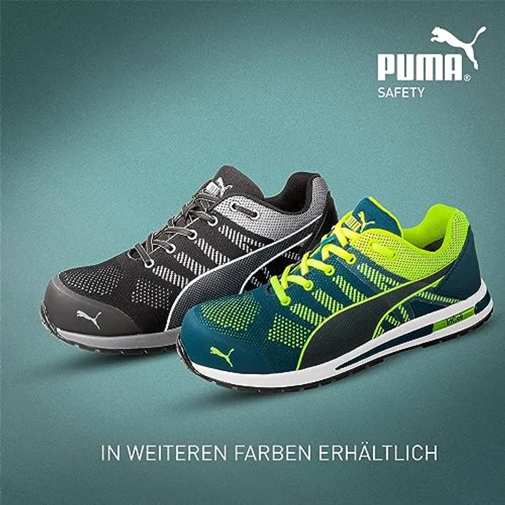 PUMA Safety ELEVATE KNIT LOW, Sicherheitsschuh mit metallfreier Fiberglaskappe, hitzebeständiger Gummisohle und FAP®-Durchtrittschutz – Bild 4
