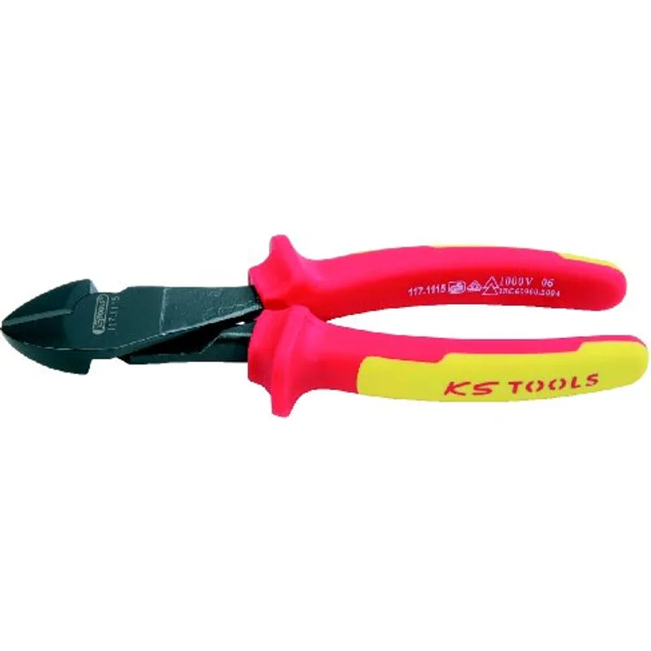 KS Tools 117.1116 ERGOTORQUE VDE Kraft-Seitenschneider, 200mm