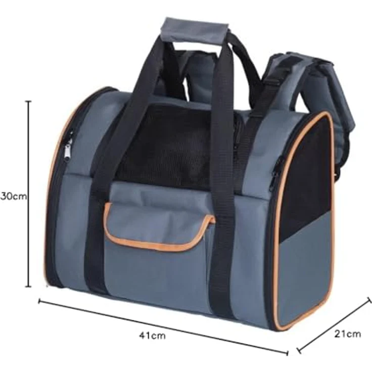 Nobby Rucksack "CONCORD" grau 41 x 21 x 30 cm, strapazierfähige Mikrofaser, abwaschbar, bis ca. 6 kg – Bild 2