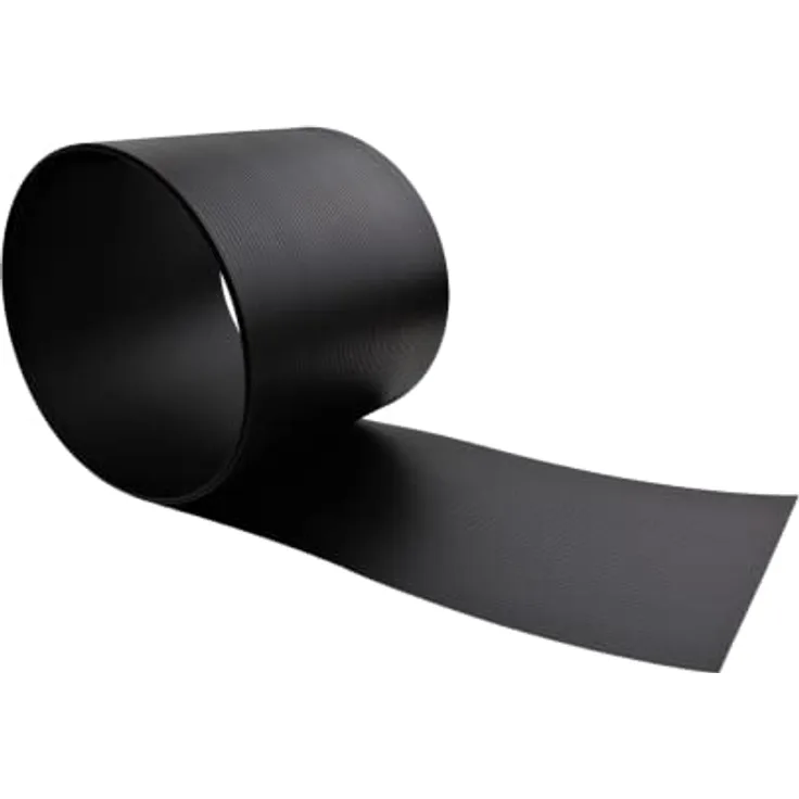 Gartenwelt Riegelsberger PREMIUM PP Sichtschutzstreifen für Doppelstabmatten Farbe Schwarz RAL 9005 Sichtschutz Streifen Zaun 2535 x 190 x 1,35 mm 10 Stück (Set)