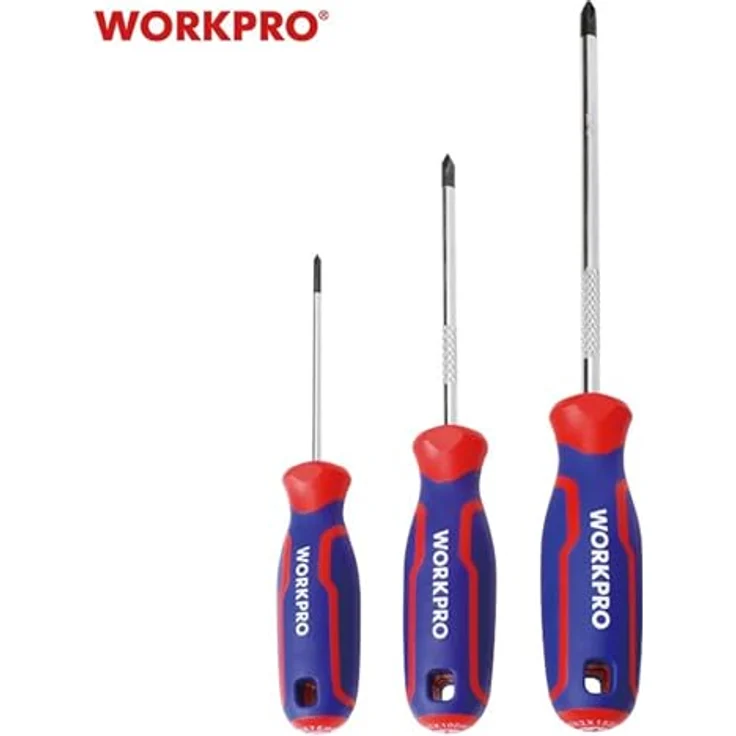 WORKPRO Schraubendreher-Set, 6-teilig, mehrfarbig – Bild 2