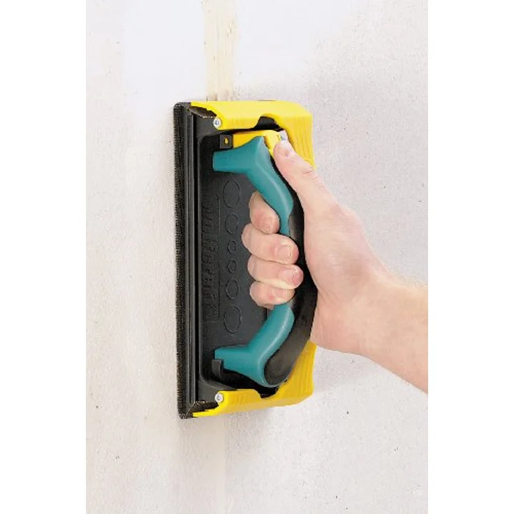 wolfcraft Handschleifer für Gipskarton I 4056000 I Für kontrolliertes, ergonomisches Schleifen von Gipskartonflächen – Bild 2