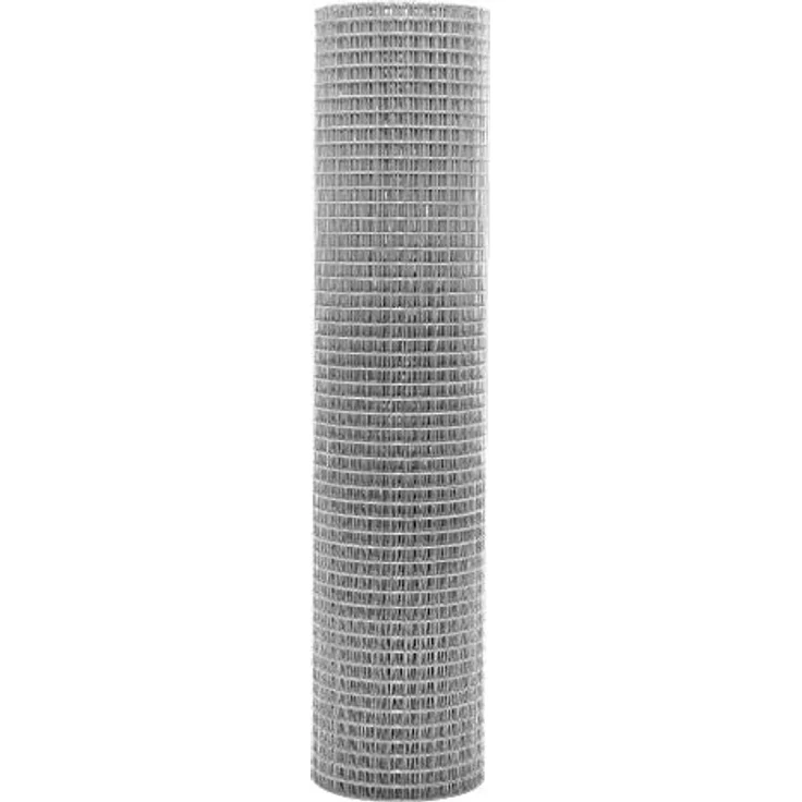 ECD Germany Volierendraht Drahtgitter 12x12mm, 1m x 25m, silbern verzinkter Stahl, 0,7mm dick, witterungsbeständig, punktgeschweißt, vielseitig einsetzbar – Bild 2