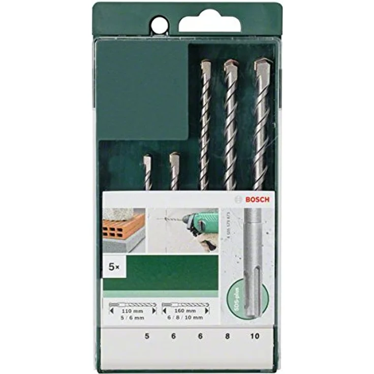 Bosch 5tlg. Hammerbohrer-Set SDS-plus – Bild 2