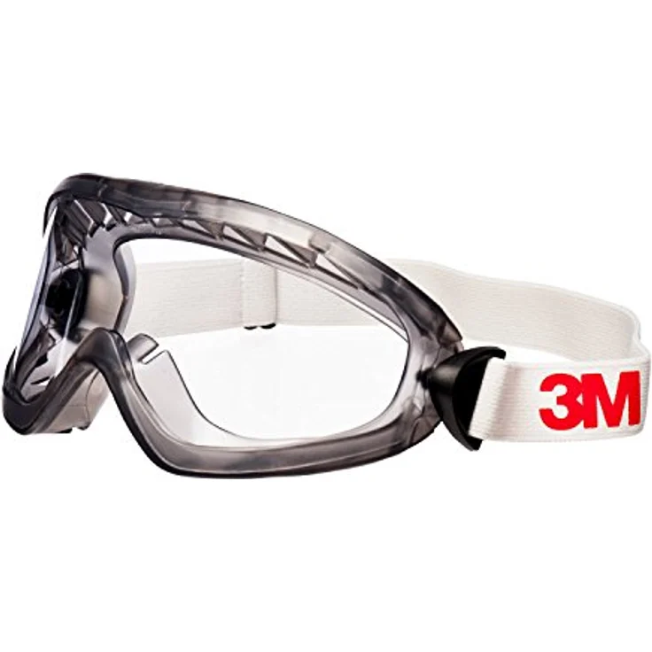 3M 2890SA Vollsichtbrille, 2890er Serie, AF, UV, A, ohne Belüftungsschlitze (gasdicht), Klar – Bild 2