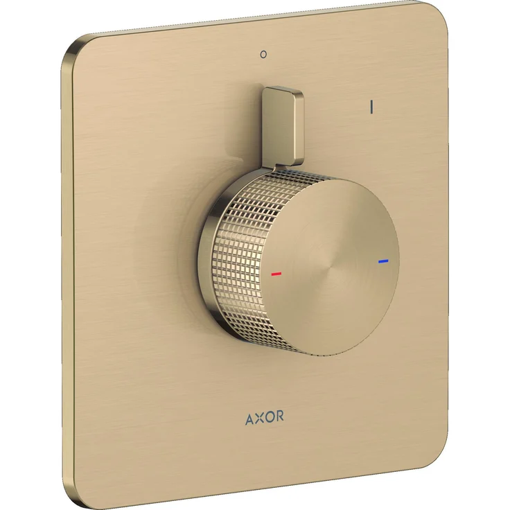 Axor Citterio C, Badarmatur Mitigeur encastré für 1 Verbraucher, kubisches Design, keramisches Mischsystem, max. Durchfluss 29,5 l/min bei 3 bar