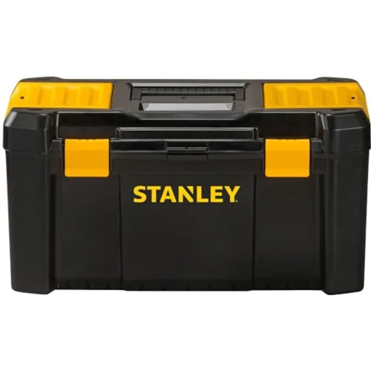 Stanley Kunststoff-Werkzeugbox-kasten (19 Zoll, mit Kunststoff-Schliessen und Organizern, entnehmbarer Trage) STST1-75520 – Bild 2