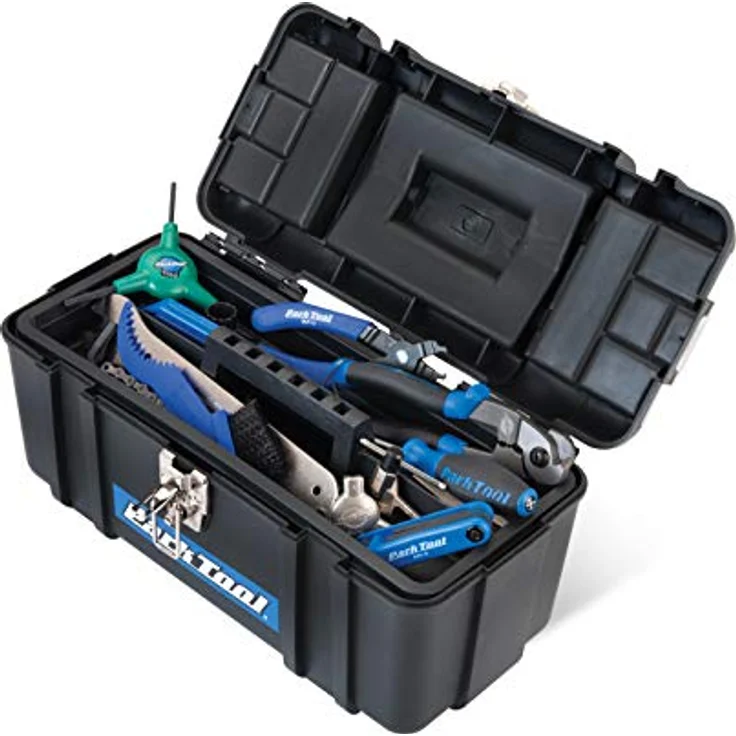 Park Tool SK-4 Werkzeugkoffer, Starter Set mit 15 hochwertigen Werkzeugen und Reparaturhandbuch – Bild 3