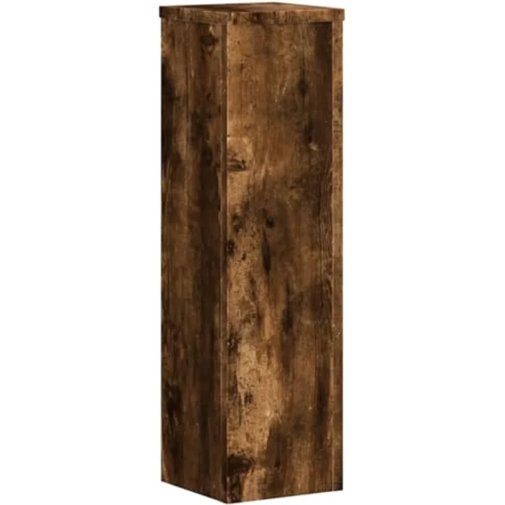 vidaXL Blumenständer 2 Stk. Räuchereiche 17x17x60 cm Holzwerkstoff (2 St) - Stabile Oberplatte, Zeitloses Design, Max. Belastbarkeit 50 kg – Bild 8