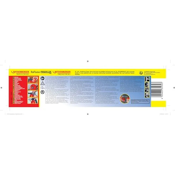 Rothenberger Industrial RoFlame Premium Lötlampe, 1.750 °C mit C200 Kartusche und ILL-Sicherheitssystem – Bild 3