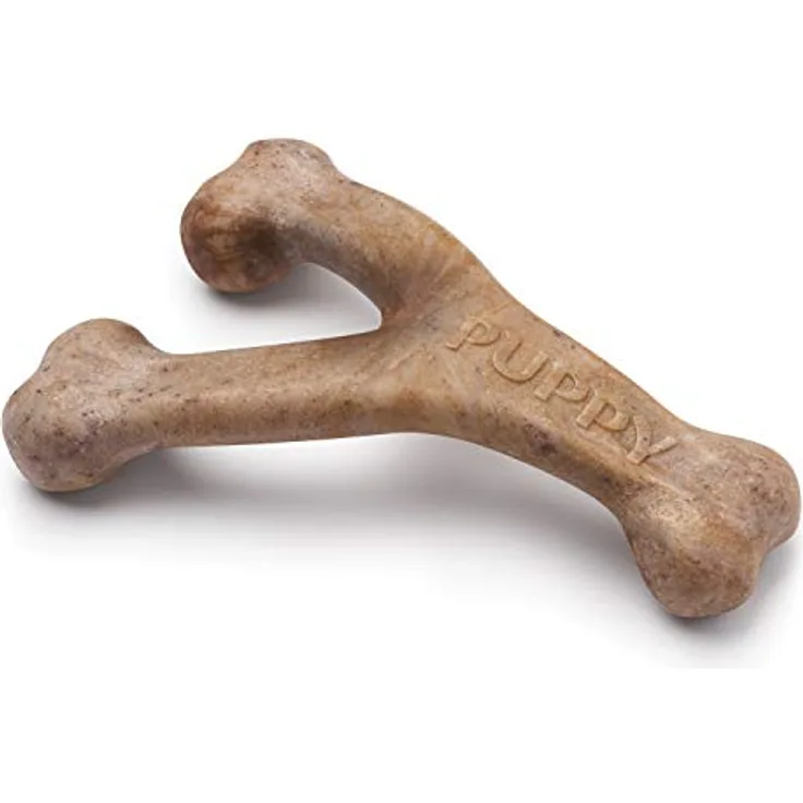 Benebone Puppy Wishbone Bacon M, 18cm - (854111004897) (Kauspielzeug), Hundespielzeug