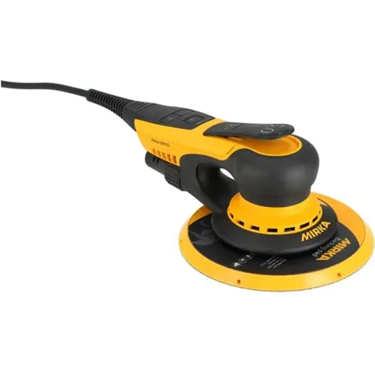 Mirka® DEROS II 750, Elektrische Exzenterschleifmaschine 175 mm mit 5,0 mm Hub und Zentralabsaugung, 400 W, 9000 U/min, 1.1 kg
